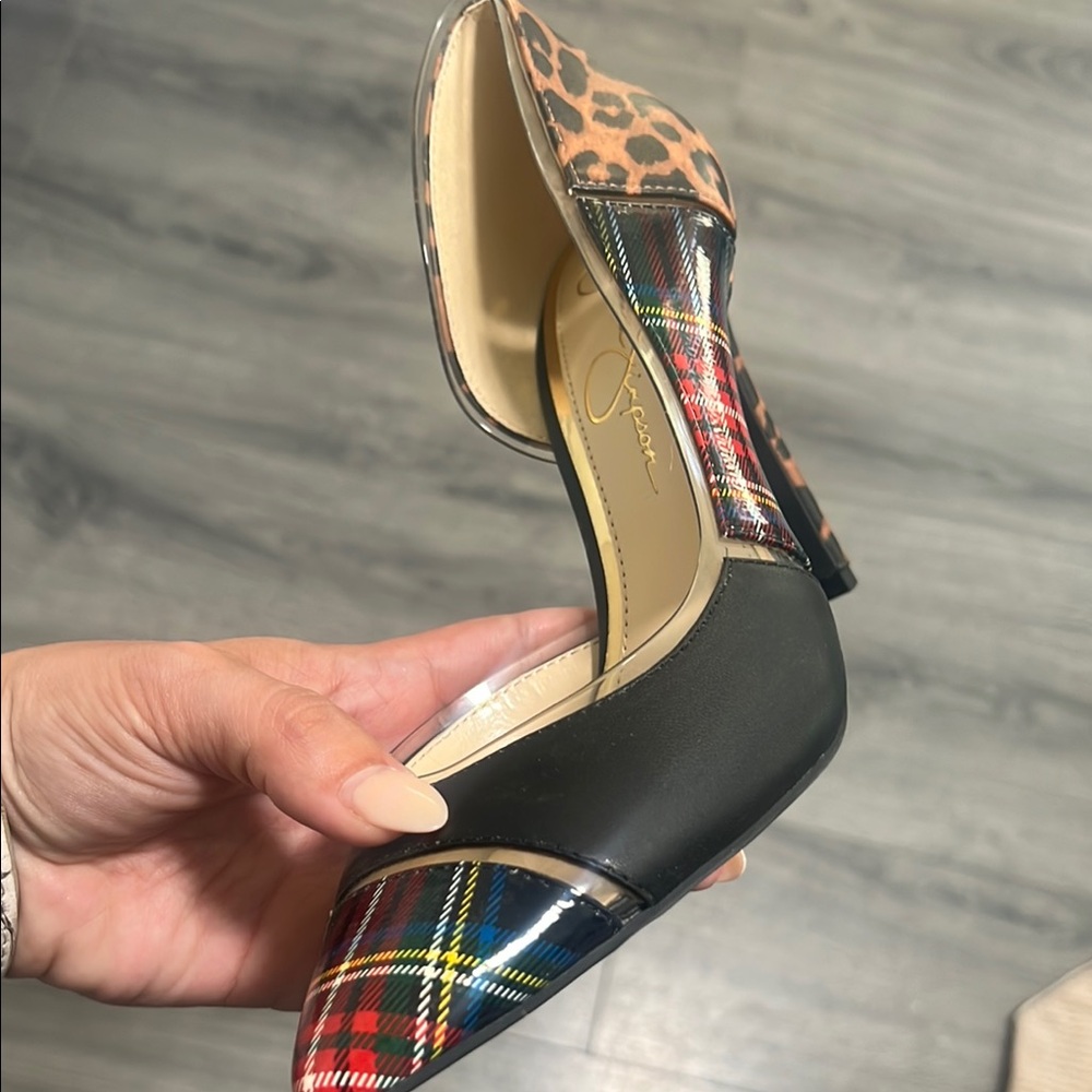 Leopard and Plaid Women's Heels
